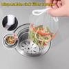 100/500pcs Disposable Sink Filter Mesh Bags Kitchen Sink Strainer Drain Hole Anti-blocking Garbage Bag Cleaning Strainers Net