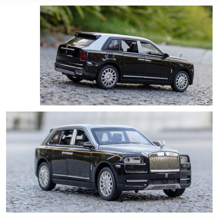 1:32 Scale Diecast Cullinan Model Cars, Zinc Alloy Pull Back Vehicles Diecast Car Model with Light & Sound for Kids Boy Girl Gift