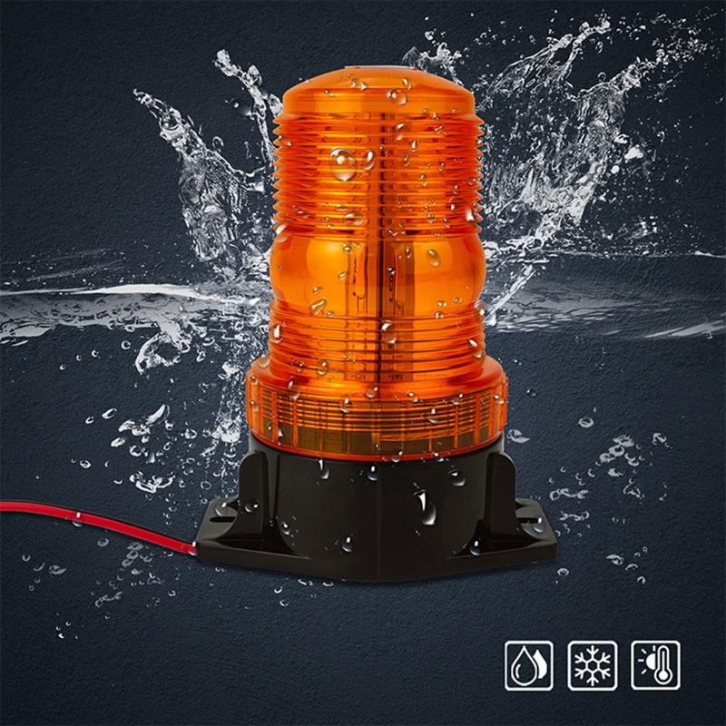 10-80 В 30 светодиодов высокой мощности аварийный предупреждающий мигающий световой маячок для погрузчика школьного автобуса синий красный белый желтый