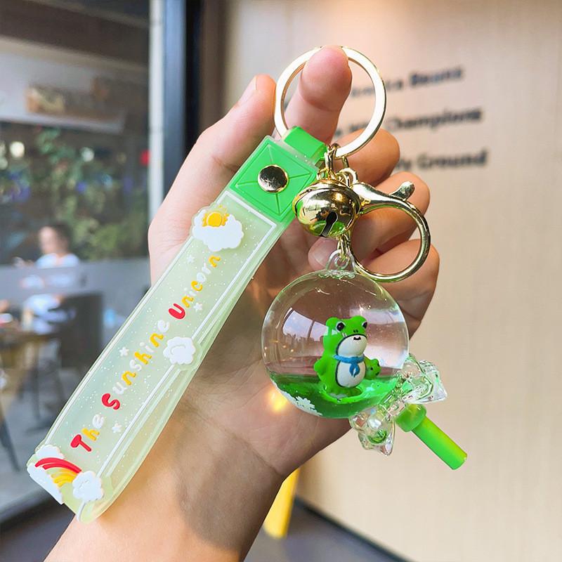 Очаровательные брелоки в виде лягушки-леденца с плавающим песком, идеально подходящие для подарков и украшений