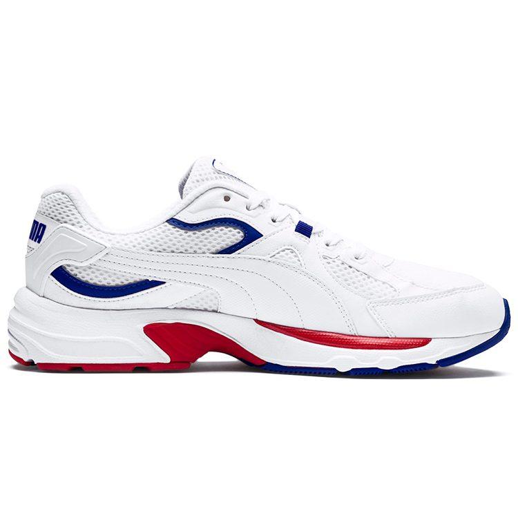 Puma Кроссовки Axis Fabric Низкие Повседневные Беговые Унисекс Белый Красный 370287-02