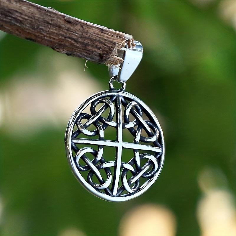 Новый винтажный кулон викингов с кельтским узлом, ожерелье, мужская цепочка, скандинавский амулет Одина, ювелирные изделия, подарок для пары
