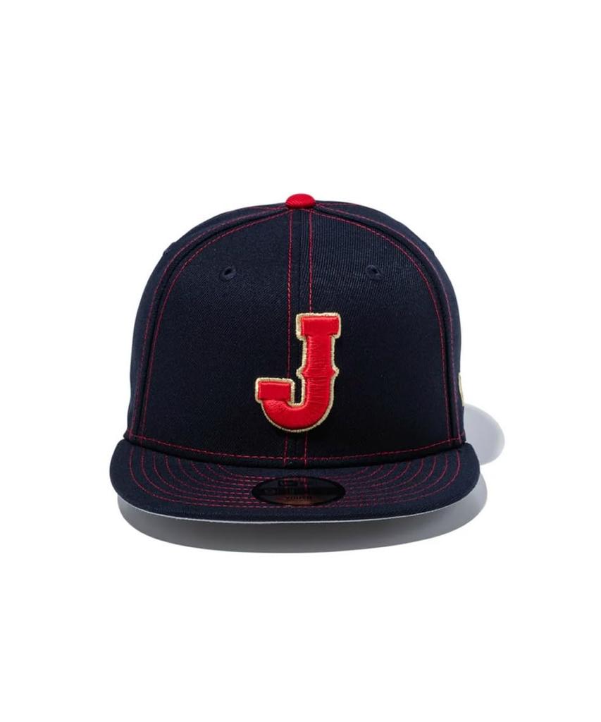 New Era Детский Молодежный 9FIFTY Snapback WBC Самурай Японии Шохеи YOUTH YTH 950 J ЛОГОТИП NVY Кепка, Охтани, Темно-синий, 52-56см,