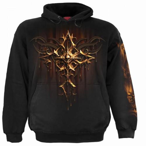 Spiral Direct Unisex Adult Dripping Gold Hoodie