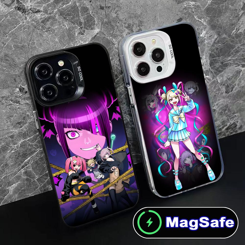 Gang of Stupid Girls Phone Case for iPhone 16 15 14 13 12 11 Pro Max Plus MagSafe Translucent Colour Protective Luxury Cover