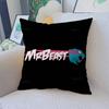 Игровой блогер MrBeast Наволочки Мультяшные Декоративные для Дивана Дома Двусторонние Короткий Плюш Милые Наволочки