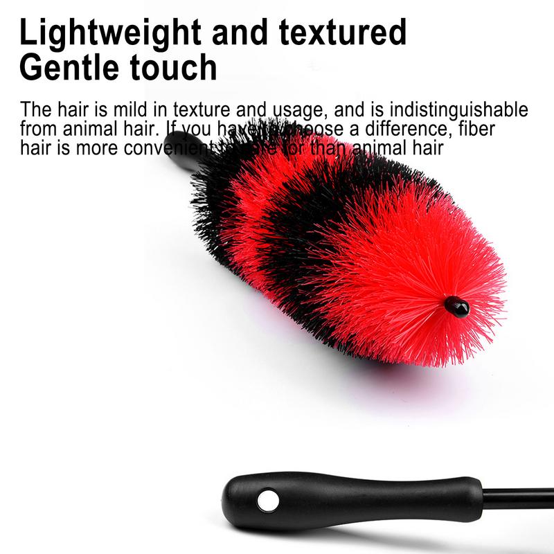 Щетка для глубокой очистки обода шин, щетка для очистки автомобильных дисков, щетка для обода колеса с мягкой щетиной, скруббер для автомобильных шин