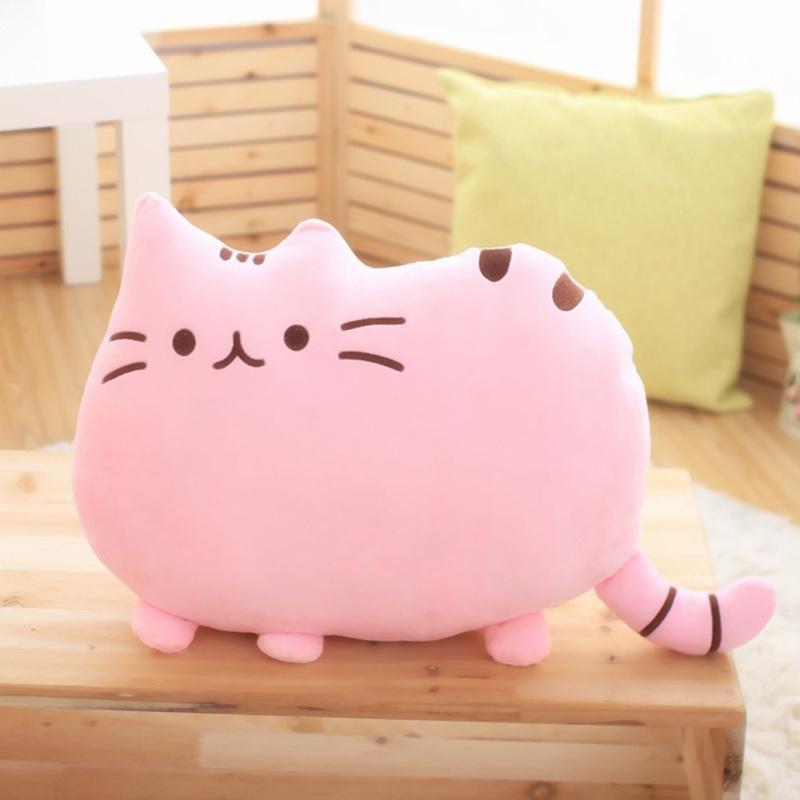 40x30 см Kawaii Biscuit Cat плюшевые игрушки куклы милый счастливый кот плюшевая подушка игрушки подушка для дома