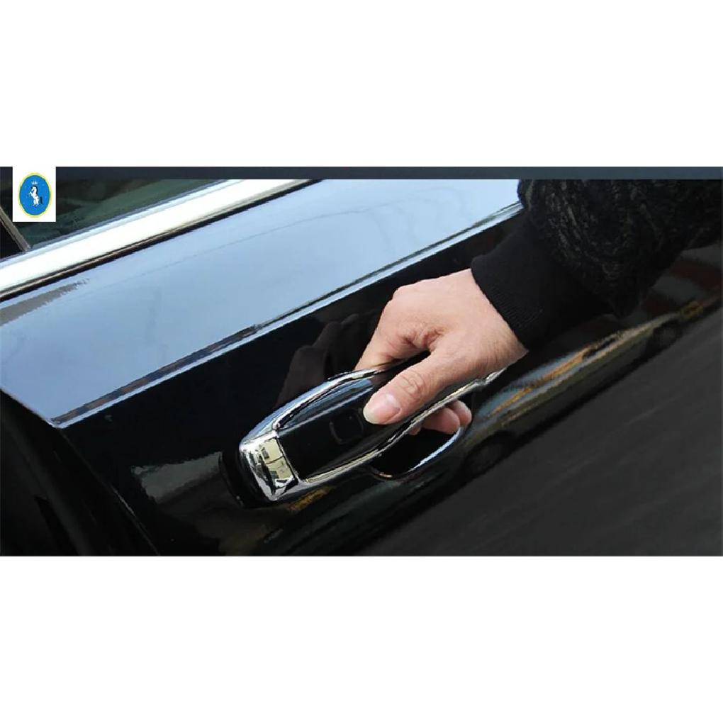 Для Volvo XC90 XC60 XC40 S90 V90 2018 - 2026 Хромированная Накладка на Ручку Двери Снаружи Декоративная Накладка Аксессуары для Интерьера Автомобиля