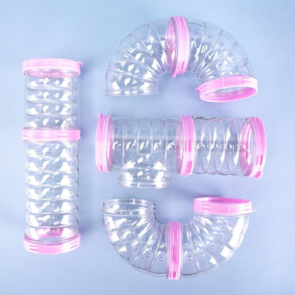 Клетка для хомяка Трубы для клетки хомяка Случайно сращенные туннель для передвижения морской свинки для мелких домашних животных