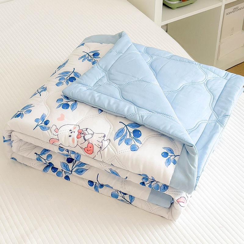 Детское летнее одеяло с рисунком фруктов, красочное одеяло для взрослых, механическая стирка, кружевное стеганое одеяло с цветочным рисунком, тонкие одеяла, крутые одеяла