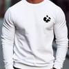 Lightweight Crew Neck Sweatshirt, Breathable Cotton Pullover, Perfect for Spring Summer