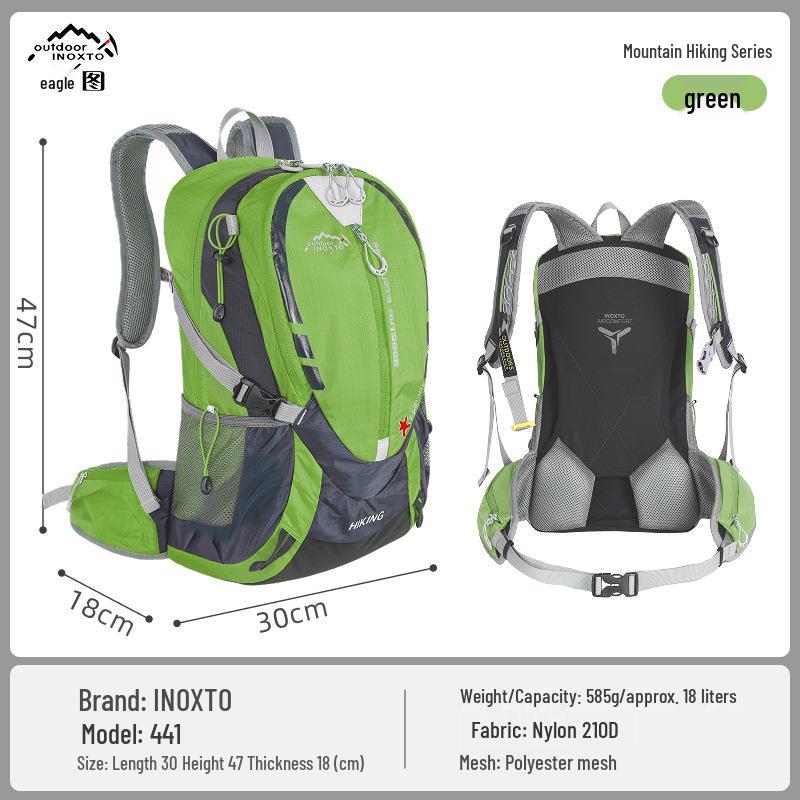 Eagle Map Mountaineering Lightweight Hiking Backpack - Outdoor Travel & Climbing Bag