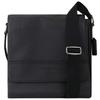 Shoulder Bag 4007 Leather Outlet Men's (QB/BK Black) [Item]