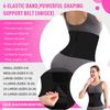 Waist Trainer Shaper с трехступенчатым дизайном, сжигающий жир пояс для похудения для женщин, регулируемый компрессионный пояс для тренировок и повседневной носки