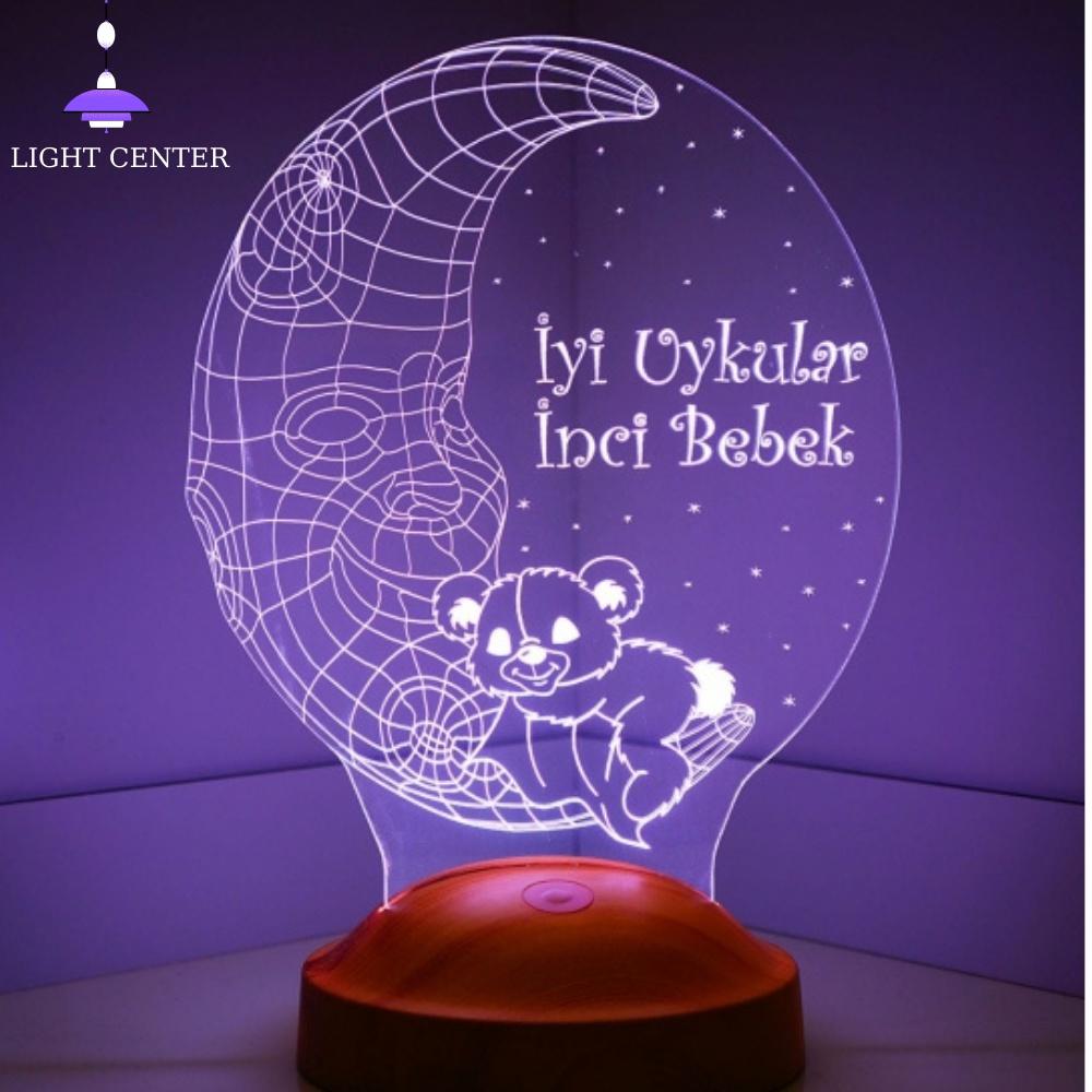 3D Customizable/ Teddy Bear Night Lamps Kids Led Desk Lamp Bedroom Decor Lamps for Bedrooms Home Decor