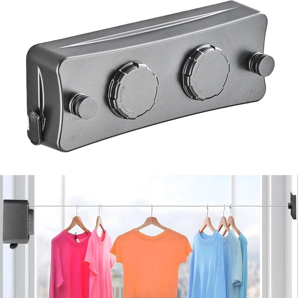 Stainless Steel Retractable Clothesline Heavy Duty Invisible Clothesline Balcony Drying