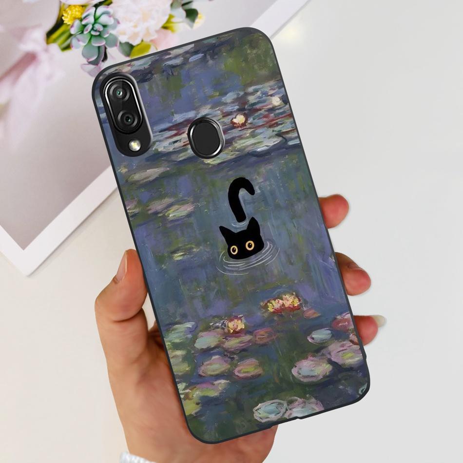 For ZTE Blade V10 Vita Cute Panda Cartoon Case For Zte Blade V10 2019 Blade V10vita Soft TPU Black Silicone Phone Cases