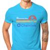 Cryptocurrency Crypto Miner Chainlink Retro Sunset Tshirts Classic Grunge Unisex Clothes Tops Oversized Cotton Vintage T Shirt