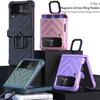Магнитный функциональный чехол с кольцом-держателем для Samsung Galaxy Z Flip 3 5g Flip3, антидетонационный складной чехол для Samsung Z Flip 3, чехлы