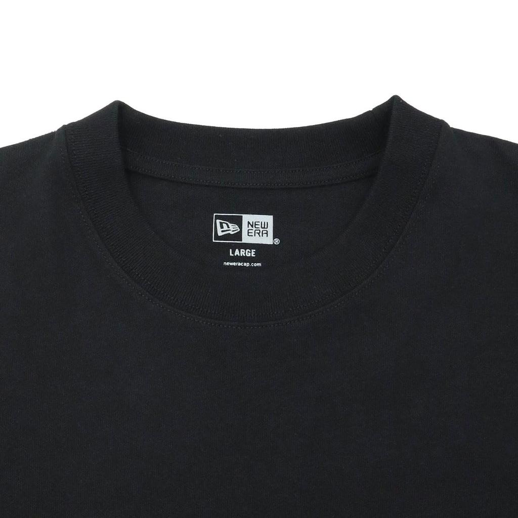 New Era Classic NE Short Sleeve Exclusive To Size Size Oversized Cotton Tee T-Shirt, Black, ONSPOTZ, M, S/S,
