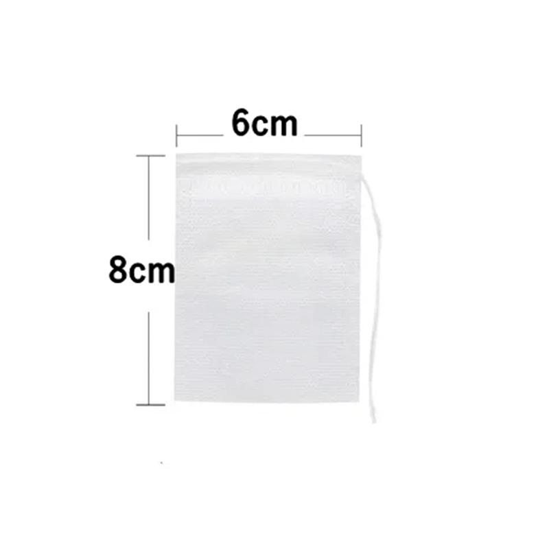 100/50 шт. одноразовые чайные пакетики из нетканого материала чайный фильтр-мешок специи кофе чайный ситечко с веревочкой заживляющий запечатанный чайный пакетик пустой мешочек