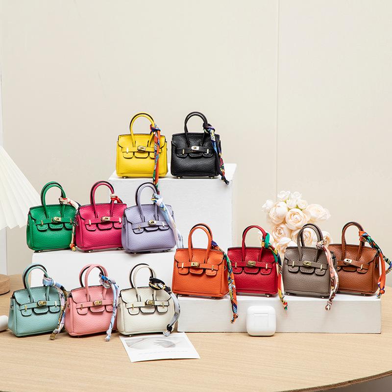 Платиновый мини-подвеска кошелек для монет и ключница - Креативный, милый шарм