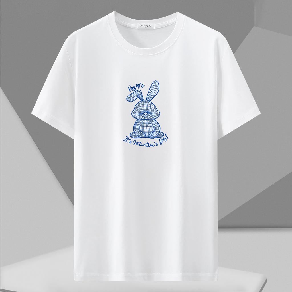 Plus Size Tee 12XL Men Cotton Casual Short Sleeve O Neck Tee Breathable Comfort Fit