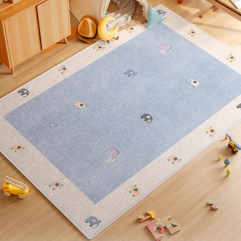 Cartoon Style Bedroom Decor Plush Carpet Thick Plush Carpets for Living Room Large Area Children Floor Mat Fluffy Soft Study Rug
