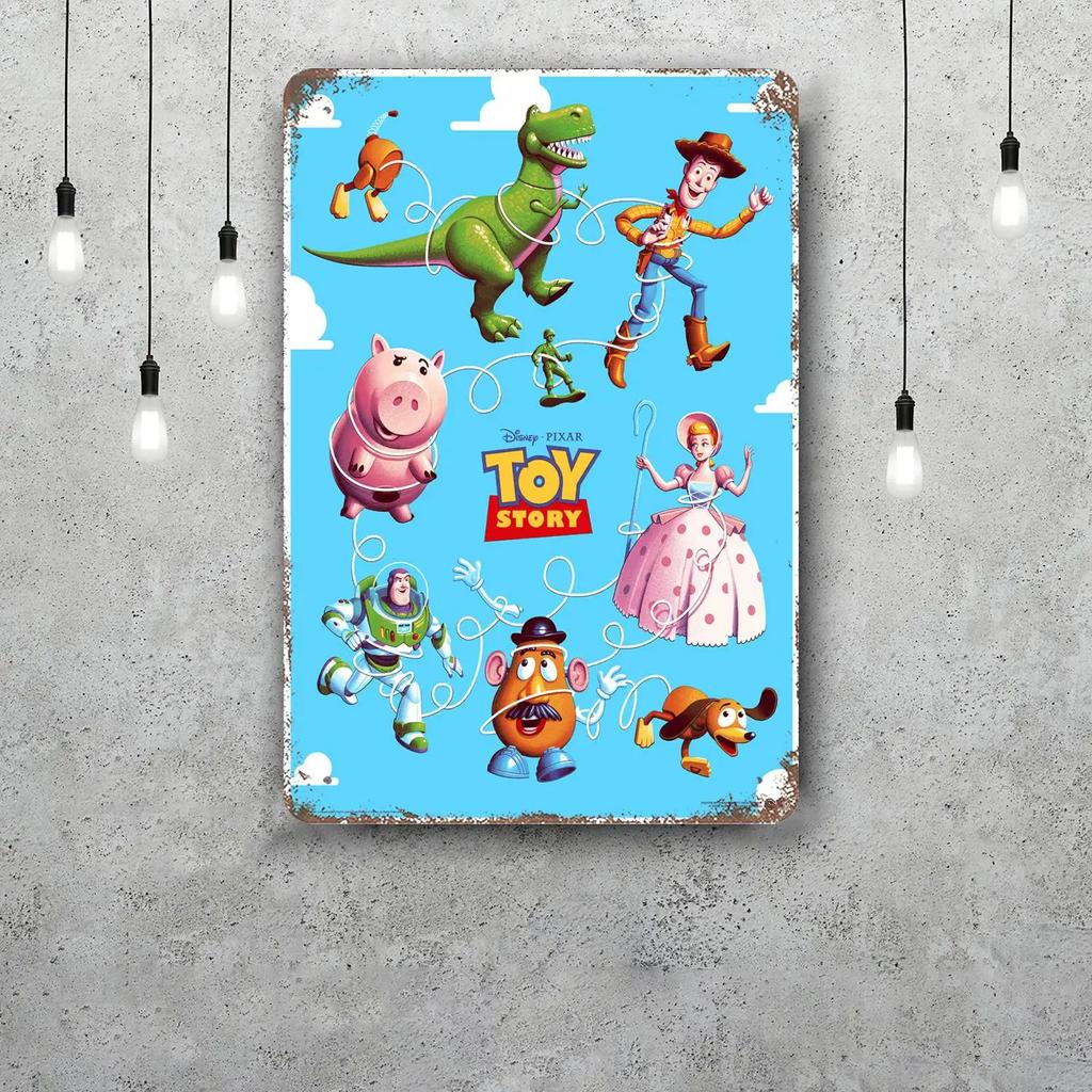 MINISO The Pixar Story Funny Bar Metal Sign, Retro Plaque, Vintage Sign, Alcohol Drinker, Pub, Club, Kitchen Wall Decoration