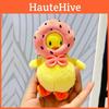 Delightful Plush Duck Keyring With Fruit Cap Ideal For Backpacks And Collectibles