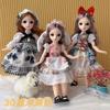 Meng Wa 30 см кукла Барби костюм принцессы 3D глаз 23 сустава 6 точек Bjd онлайн красная кукла детский подарок