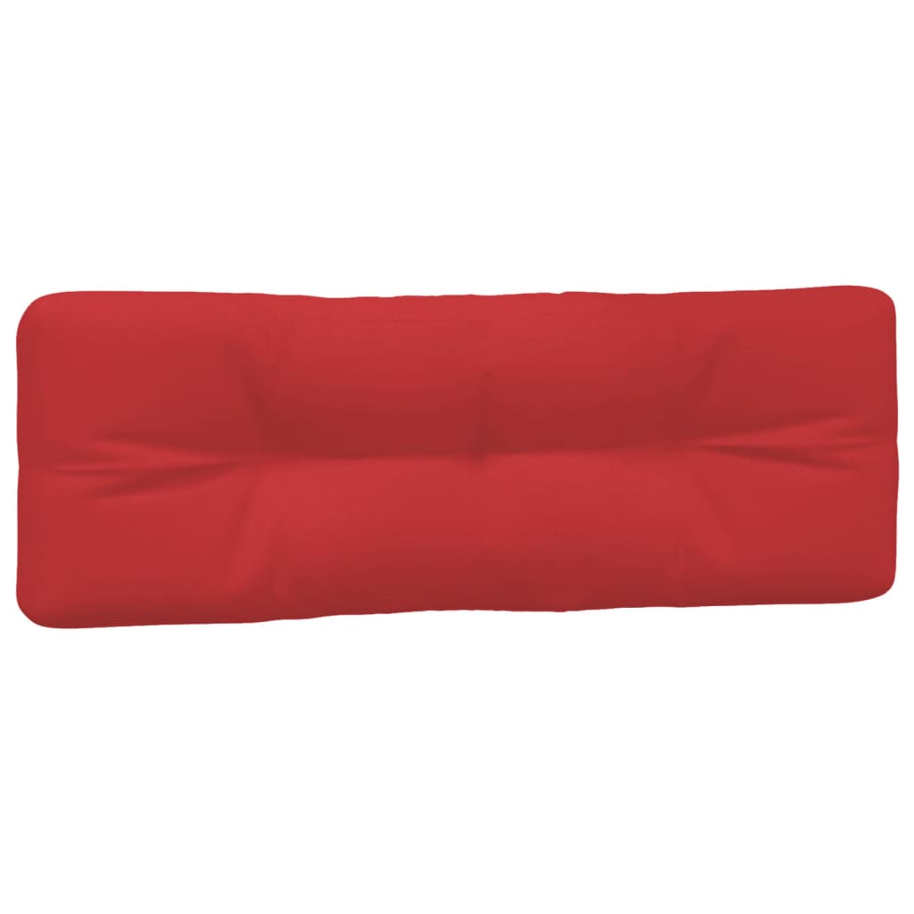 5 Piece Pallet Cushions Red Fabric