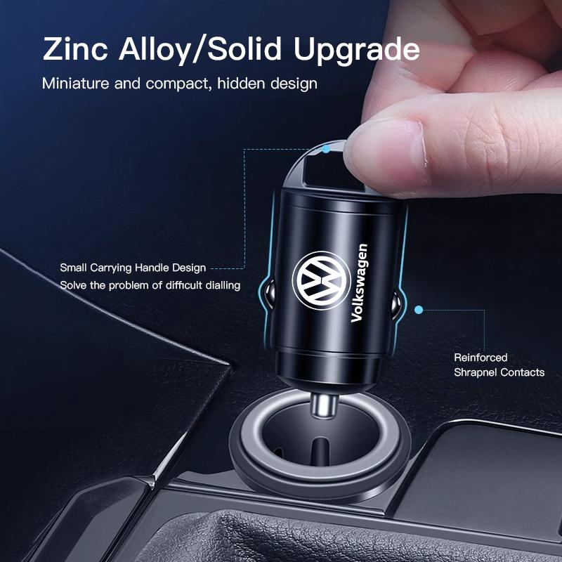 WGLRK1 30W Volkswagen Cigarette Lighter Port Car Fast Charger Adapter For VW Scirocco GTI Polo Golf CC T5 GTE Passat Variant b6 Jetta
