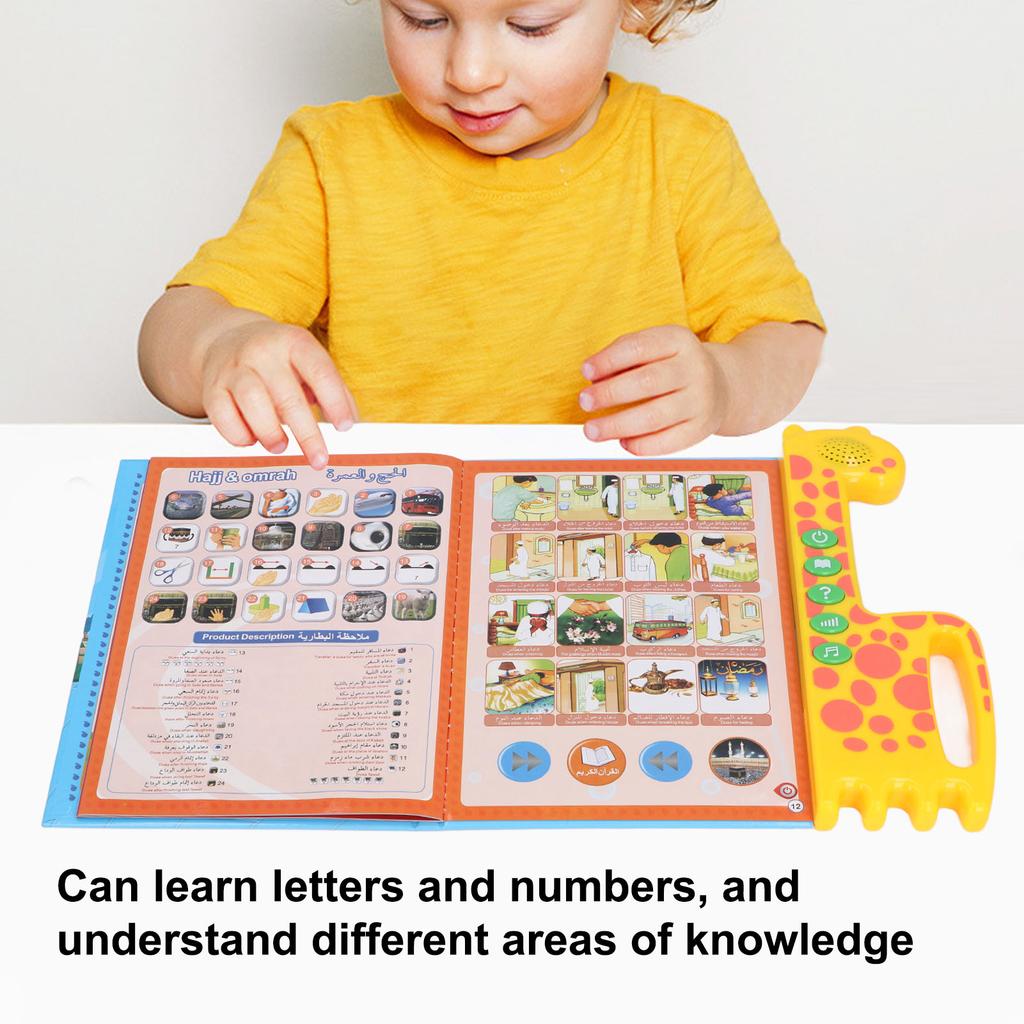 English Arabic Sound Talking Book Educational Interactive Point Reading Electronic Bilingual Book