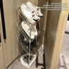 1 Набор штабелируемых обувных полок экономит место, базовый многослойный пластиковый шкаф для гостиной, мебель, органайзер для обуви, полка для хранения
