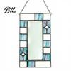 Stained Glass Window Hanging Acrylic Photo Frame Light Catcher, Retro Style Atmosphere Decor Display with Chain, Transparent Decorative Ornament