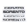 Для Kia Sportage Rio Soul Optima Ceed Forte Picanto 3D ABS SORENTO CERATO Значок с буквой Наклейка на заднюю часть автомобиля Декорация багажника