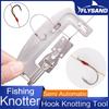 1Pc Stainless Steel Semi-automatic Hook Tying Device Manual Tying Fish Hook