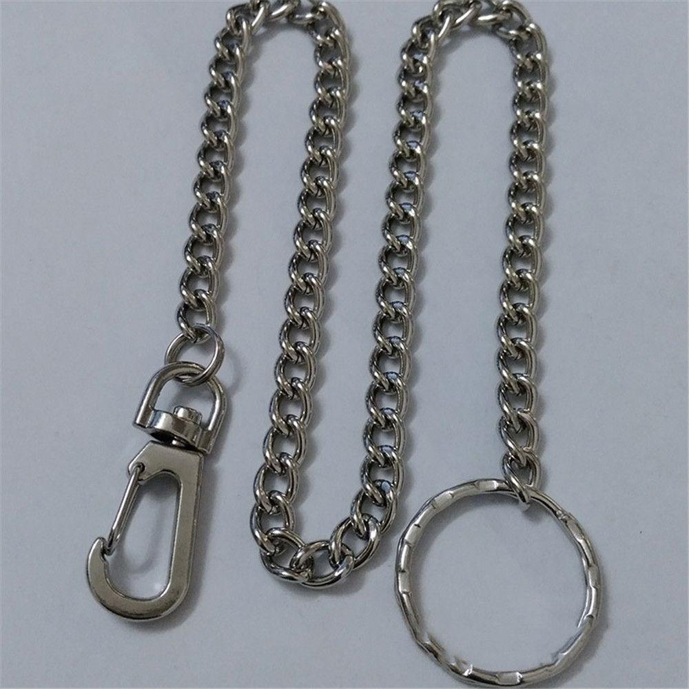 Metal Rock Punk Key Chains Clip Pants KeyChain Wallet Chain Belt Wallet Belt Chain