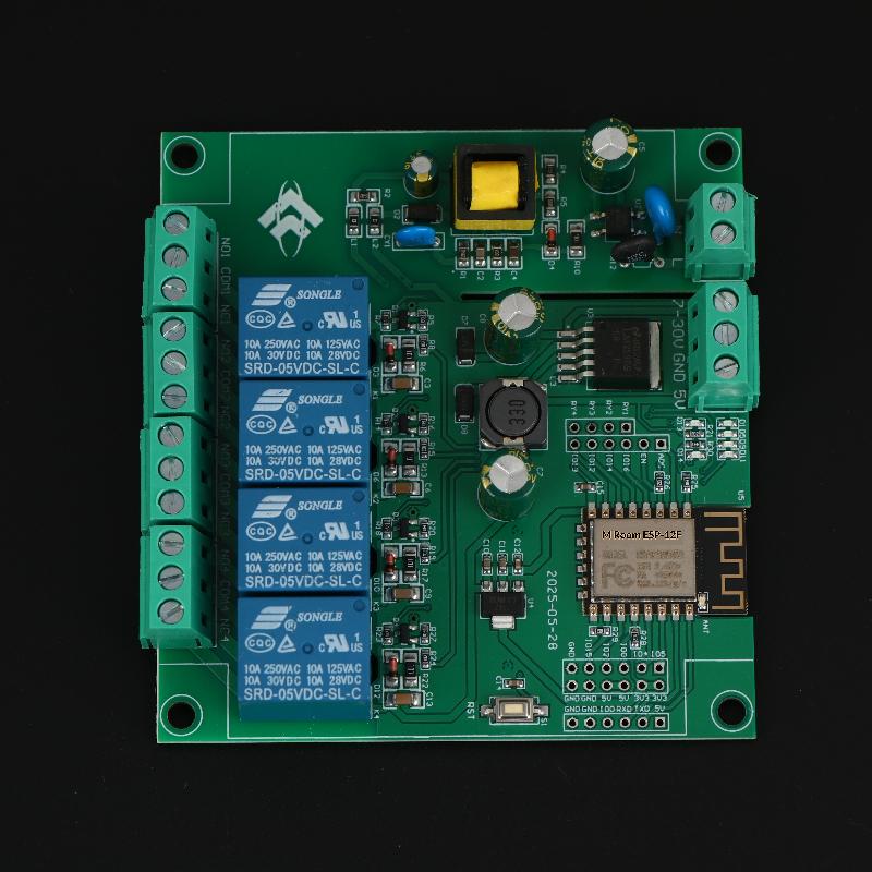 Esp8266 4-канальный беспроводной Wi-Fi релейный модуль модуль импульсного источника питания AC-DC плата разработки Wi-Fi Esp-12F для Arduino
