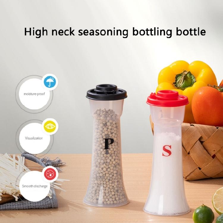 2 шт. Компактные пластиковые баночки для специй, соли, сахара и перца, портативный дозатор для приправ, кухонный инструмент.