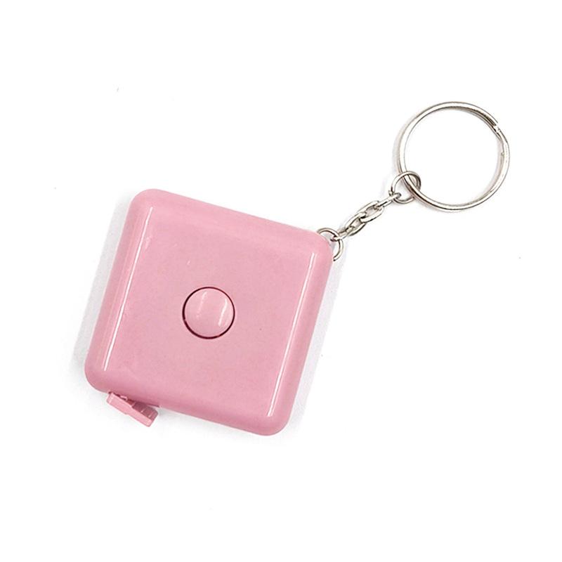 1,5 м квадратный брелок автоматическая телескопическая линейка мини маленькая рулетка для одежды рулетка для измерения окружности тела линейка