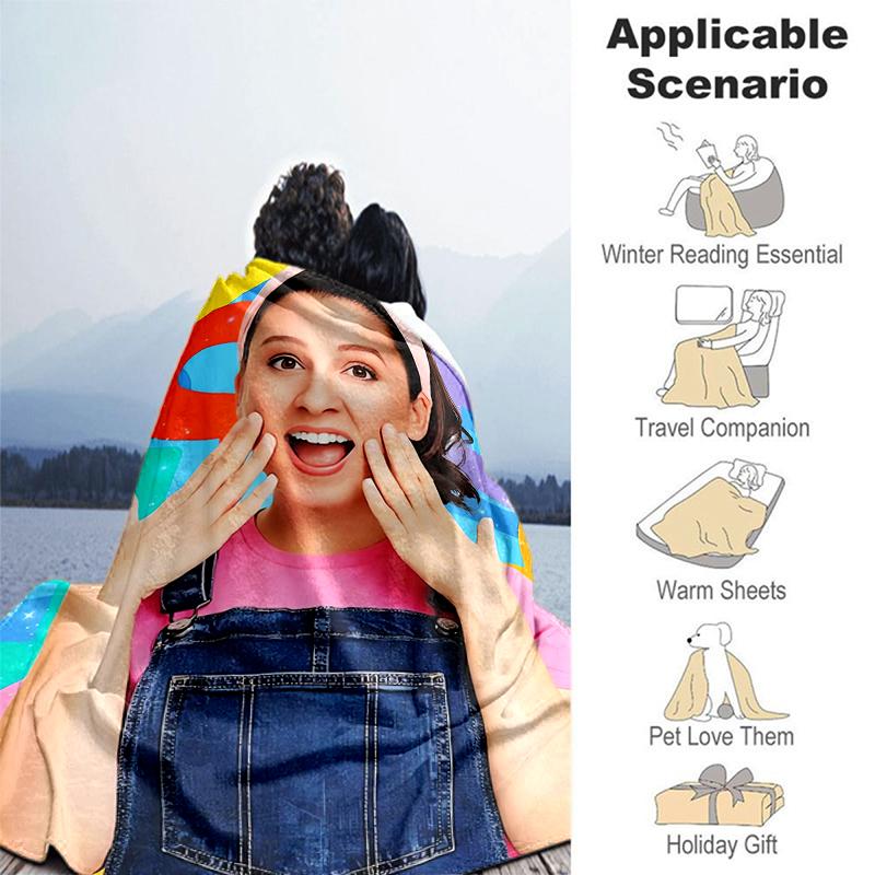 1pc Blanket Franco Ms. Rachel Educational Adventures Print Design, Lightweight Blanket for Sofa, Bed- Soft &Warm, Gift for All Seasons like Christmas,