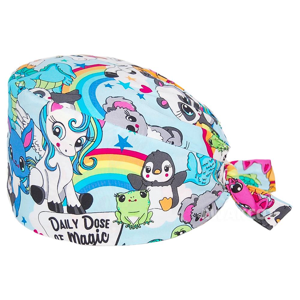 Новая мягкая кепка из хлопка, регулируемая шапка с героями мультфильмов, шапка для лабораторной работы, хирургическая шапка, аптека, аксессуары для ухода за стоматологом, шапочки-скрабы