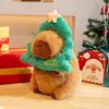 Adorable Christmas Series Capybara Plush Toy For Kids Featuring Soft Pp Cotton Filling And Cute Designs