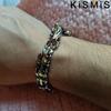 Mens Dragon Bracelet Curb Chain Gothic Biker Link Cuff Wristband 1PC Men's Accessories Gift for Him