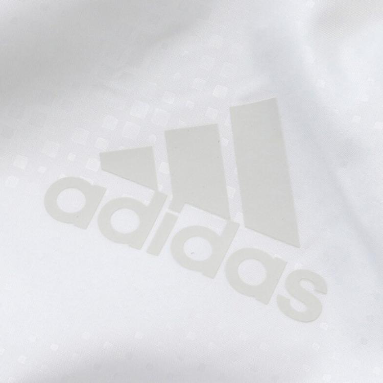adidas Ветровка с трехполосным принтом, женская верхняя одежда, белая EH3901