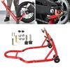 Мотоцикл черный/красный полный комплект задняя опора колеса подставка для колеса авто Aheel опора рама инструмент для ремонта шин