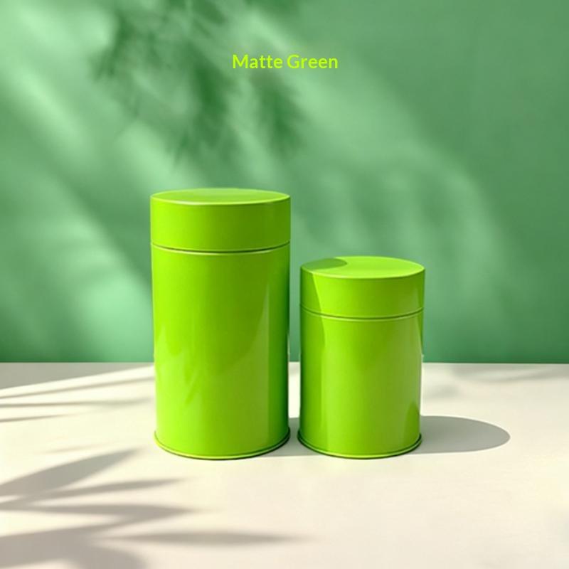 Жестяная банка для чая из нержавеющей стали, банка для кофе и чая с герметичными двойными крышками, контейнер для хранения листового чая, кухонная чашка